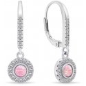 Brilio Silver Decent silver earrings with opals EA1167WP Brilio Silver Decent silver earrings with opals EA1167WP