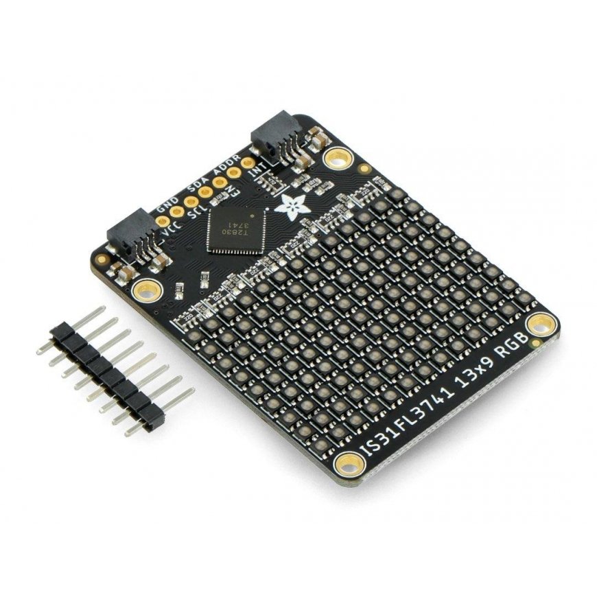 RGB LED Matrix Controller - 117 LED RGB Matrix Module - IS31FL3741 - STEMMA QT/Qwiic - Adafruit 5201 – 4