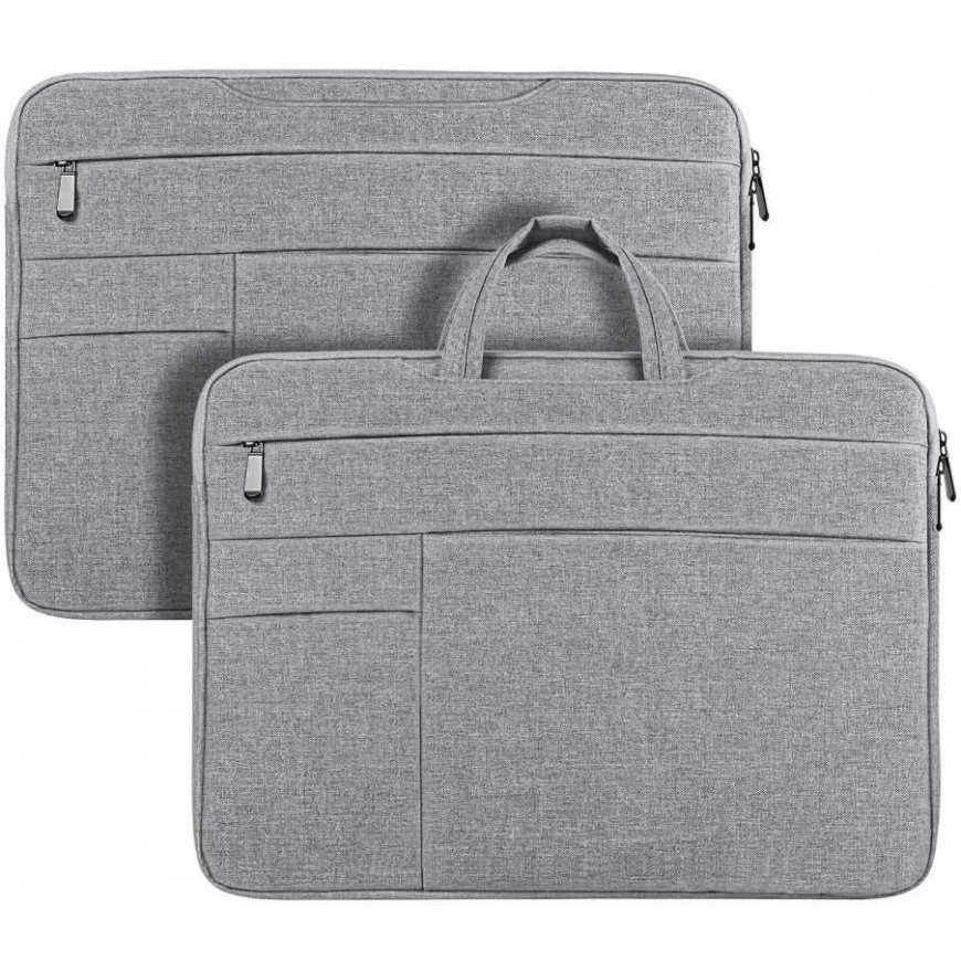 DUX DUCIS bag LBTC for laptop 15.5-16" Horizontal Handbag light gray
