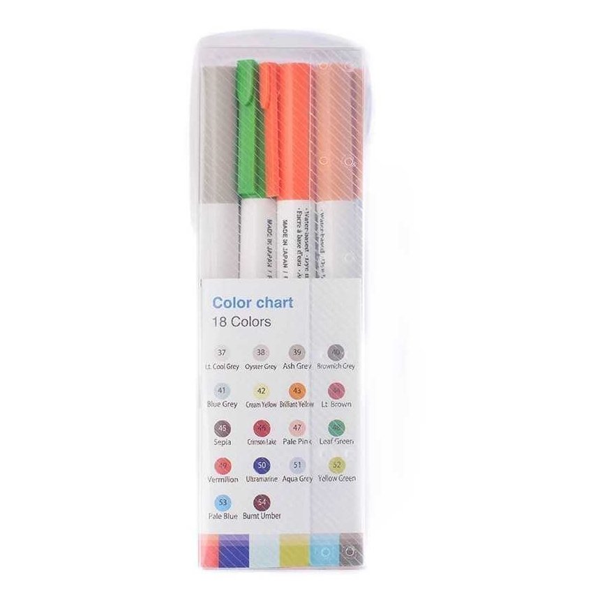 MARVY brush tip markers Artist 1100-18C, 18 pcs. – 2