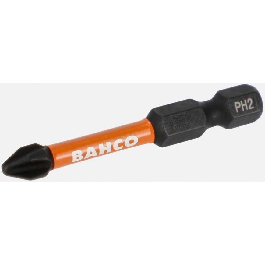 Impact bits Bahco 66IM PH2 50mm, 10pcs blister – 2