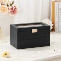 Troli Three-Tier Black Jewelry Organizer Troli Three-Tier Black Jewelry Organizer