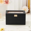 Troli Three-Tier Black Jewelry Organizer Troli Three-Tier Black Jewelry Organizer