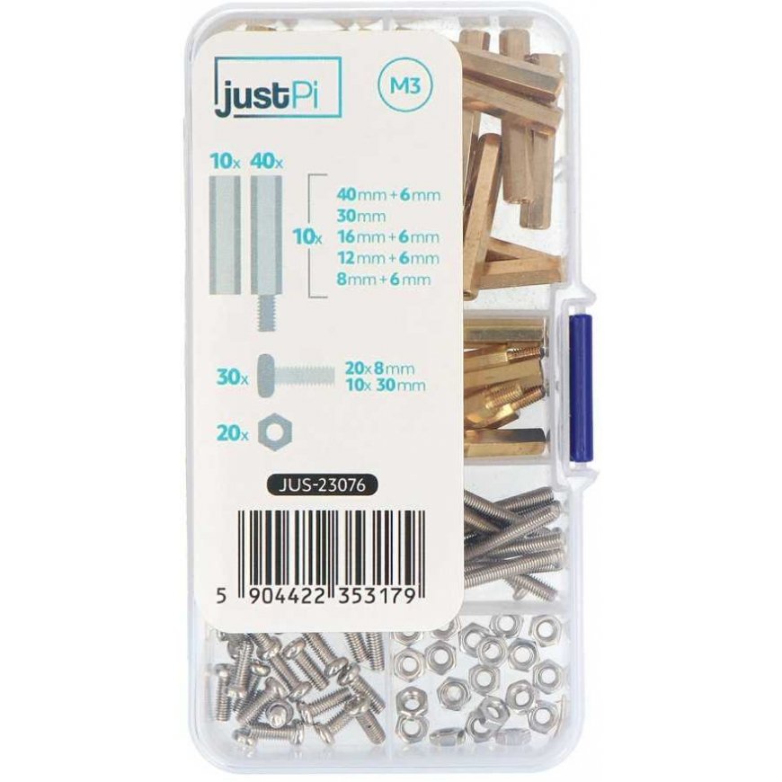 M3 Screw and Washer Set - Set B - 100 pcs, - justPi – 2