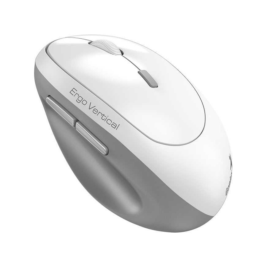 Wireless mouse, Genius Ergo 8350S, white, optical, 2400DPI