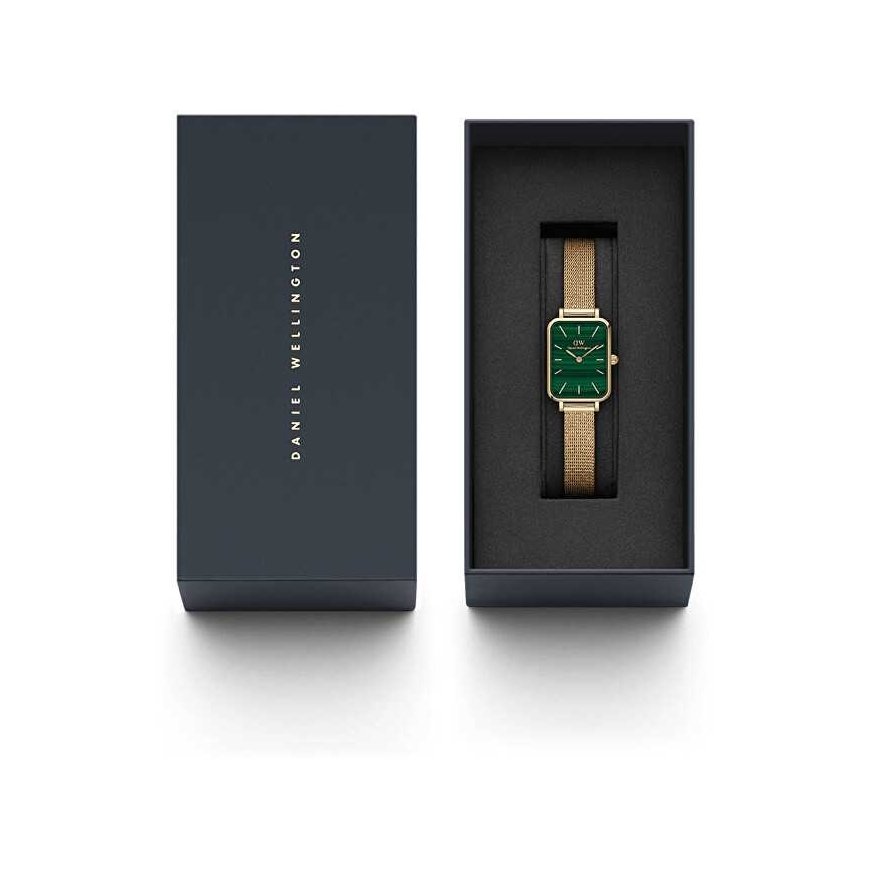 Moteriškas laikrodis DANIEL WELLINGTON Quadro Pressed Evergold Emerald 20mm DW00100561+ BOX (zw505m) – 3