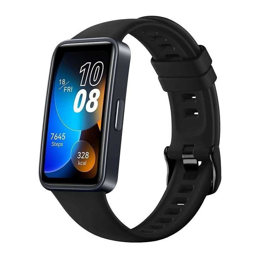FIXED Silikoninis dirželis Silikoninis dirželis skirtas Huawei Band 8 juoda