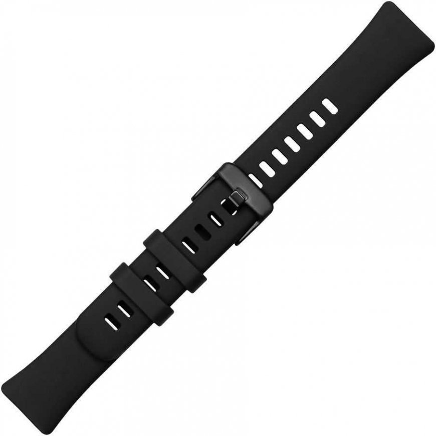 FIXED Silikoninis dirželis Silikoninis dirželis skirtas Huawei Band 8 juoda – 2