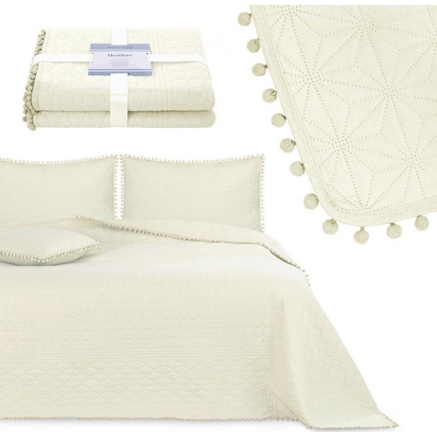 AmeliaHome BEDS/AH/MEADORE/CREM/240x260