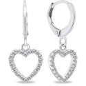 Brilio Silver Brilio Silver Silver earrings with bow and hearts EA645W Brilio Silver Brilio Silver Silver earrings with bow and hearts EA645W