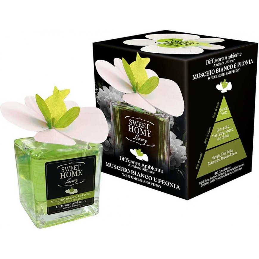 Humidifier Sweet Home Collection Aroma diffuser White Musk and Peony 150 ml – 2
