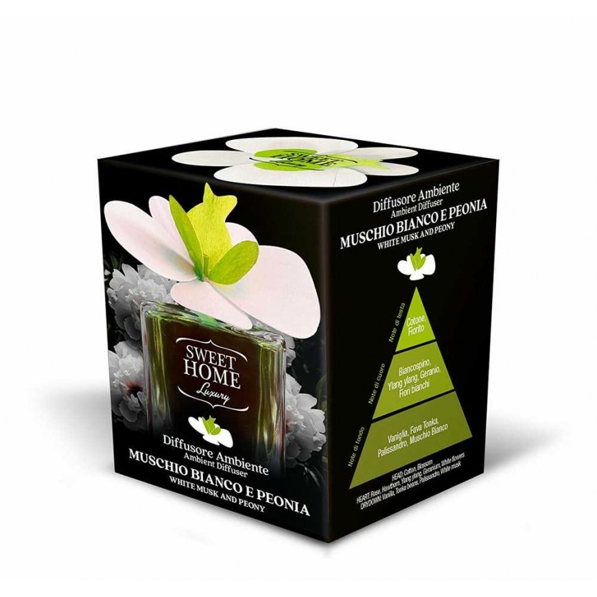 Humidifier Sweet Home Collection Aroma diffuser White Musk and Peony 150 ml – 3
