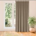 Homede Curtains VELVET TAB BEIGE 200x270 Homede Curtains VELVET TAB BEIGE 200x270