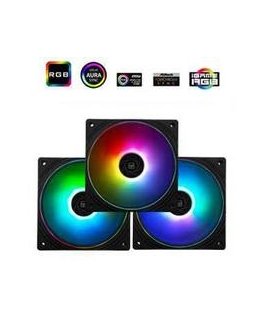 Thermalright TL-S12-S X3 PWM ARGB Black 3pcs. (120mm) (Black) Fans