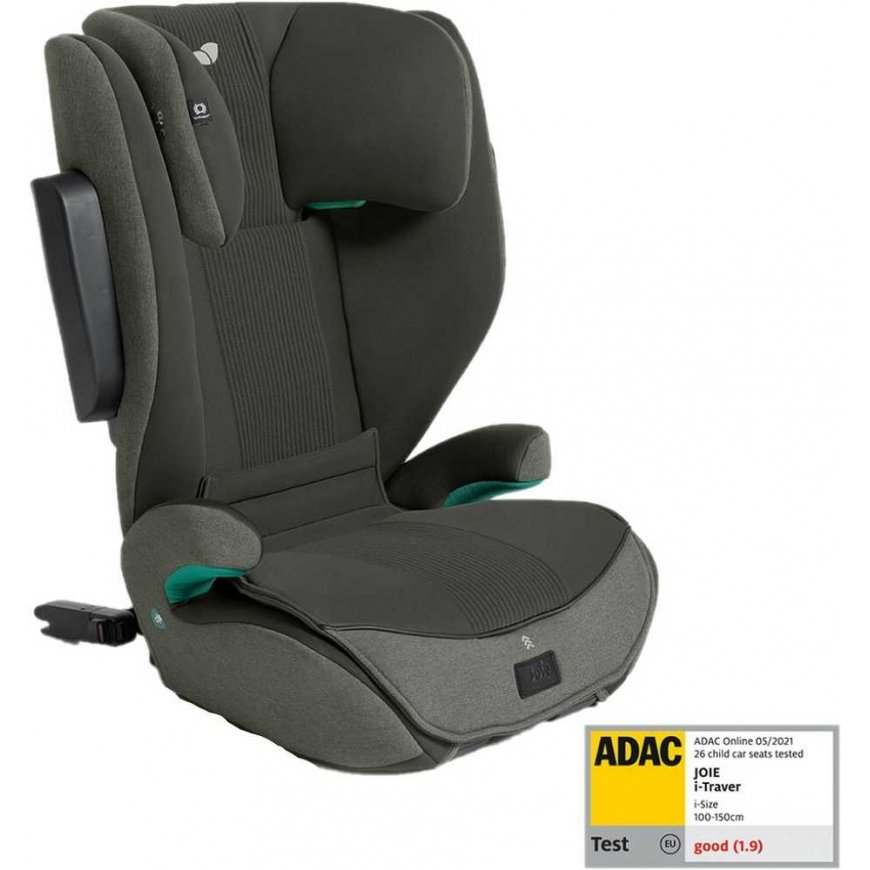 Joie i-Traver Signature -turvaistuin, 100–150 cm, vihreä – 3