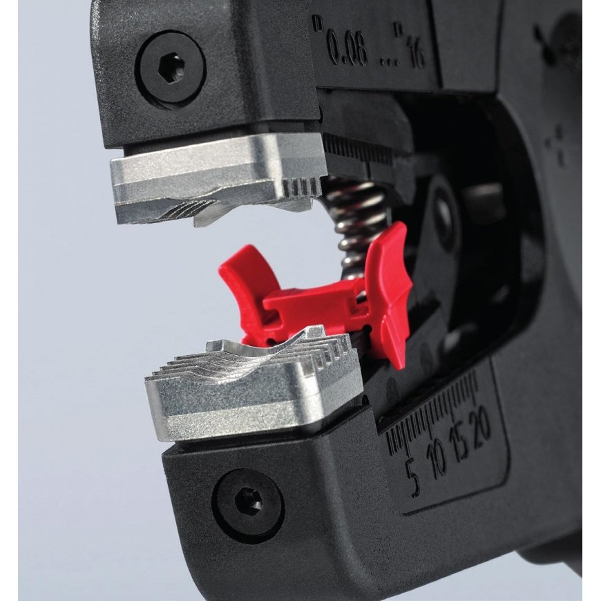 Knipex PreciStrip16 juhtmekaabits Must, Punane – 2