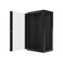 Lanberg WF01-6422-10B statnis 22U Pie sienas stiprināms statīvs Melns Lanberg WF01-6422-10B statnis 22U Pie sienas stiprināms statīvs Melns