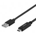 Deltaco USBC-1006-LSZH USB cable USB 2.0 2 m USB A Black