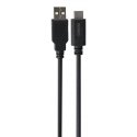 Deltaco USBC-1006-LSZH USB cable USB 2.0 2 m USB A Black