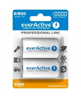 Everactive EVHRL20-10000 kotitalousparisto Ladattava akku D Nikkelimetallihybridi (NiMH)