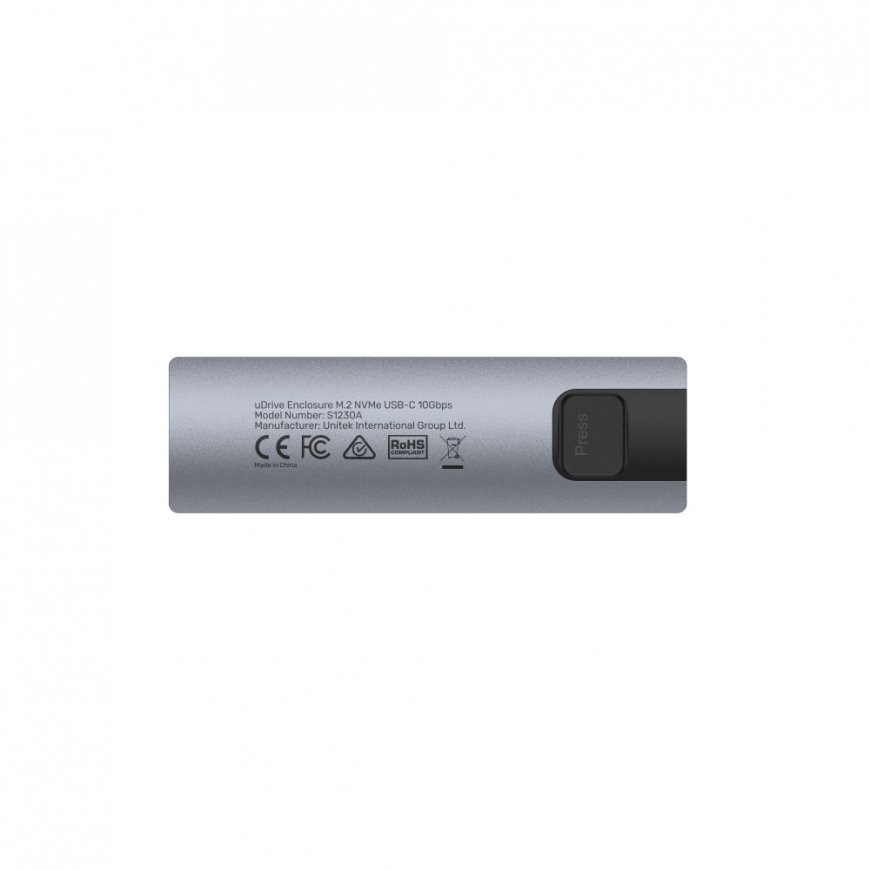 UNITEK uDrive Корпус твердотельного диска Серый M.2 – 4