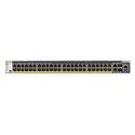 NETGEAR M4300-52G-PoE+ 550W PSU Juhitav L2/L3/L4 Gigabit Ethernet (10/100/1000) Power over Ethernet 
