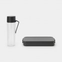 Brabantia Make & Take Dėžučių pietums rinkinys 1100 L Plastikas Pilka, Permatomas 2 vnt Brabantia Make & Take Dėžučių pietums rinkinys 1100 L Plastikas Pilka, Permatomas 2 vnt
