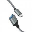 LogiLink USB 3.2 Gen1 Type-C adapter, C/M to USB-A/F, OTG, auminum, 0.15 m LogiLink USB 3.2 Gen1 Type-C adapter, C/M to USB-A/F, OTG, auminum, 0.15 m