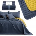 Bedspread SOFTA color graphite plain material - textile microfiber 240x260 AmeliaHome