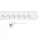 10" distribution panel XtendLan 3x230V, ČSN, switch, voltage indicator, cable 1.8m, 1U