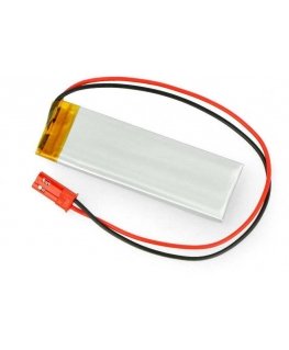 Akyga 510mAh 1S 3.7V Li-Pol akumuliatorius - JST-BEC jungtis + lizdas - 60x20x5mm