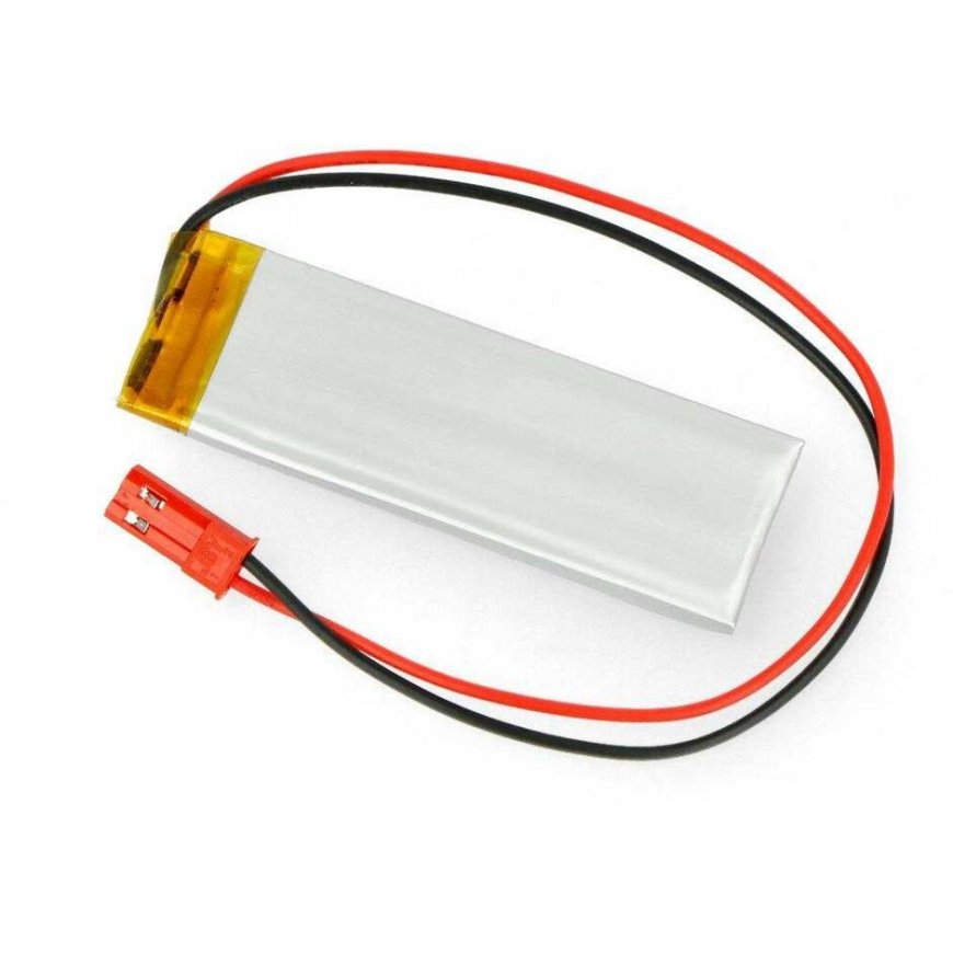 Akyga 510mAh 1S 3.7V Li-Pol akumuliatorius - JST-BEC jungtis + lizdas - 60x20x5mm