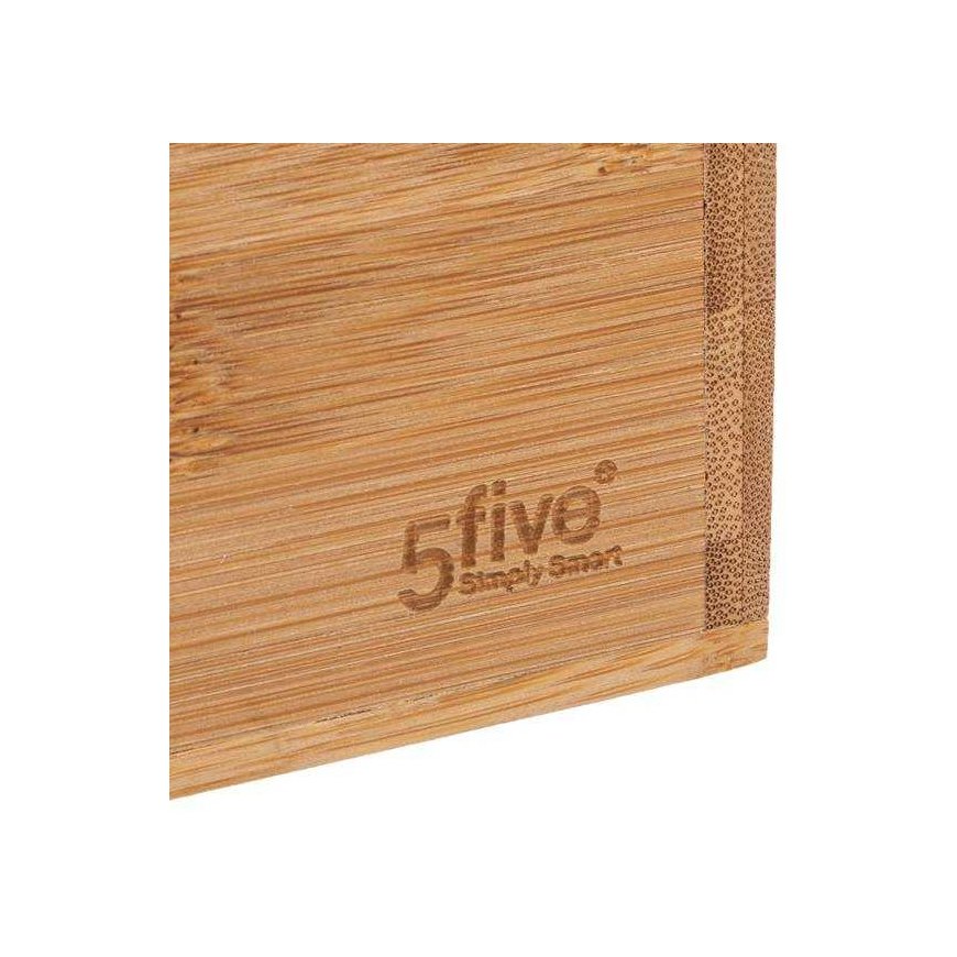5five Simply Smart Bamboo Bamboo Cosmetic Holder, 3 Drawers – 3