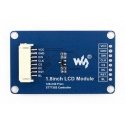 LCD TFT, värinäyttö 1,8" 128x160px SPI, Waveshare 13892 LCD TFT, värinäyttö 1,8" 128x160px SPI, Waveshare 13892