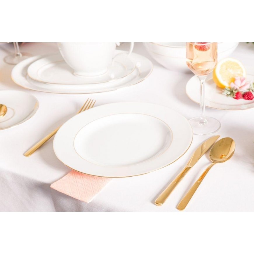 MARIAPAULA CLASSIC GOLD LINE PLATE 26cm (L02) – 2