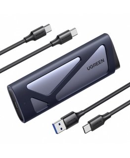 Ugreen CM767 M.2 NVMe|SATA SSD Disk Case - Silver