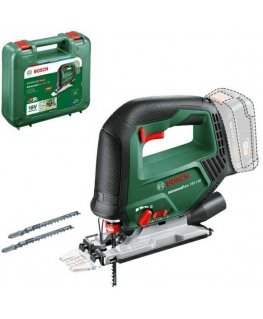 Akumuliatorinis siaurapjūklis Bosch Advanced Saw 18V-140 18 V (be akumuliatoriaus ir pakrovėjo) + lagaminas