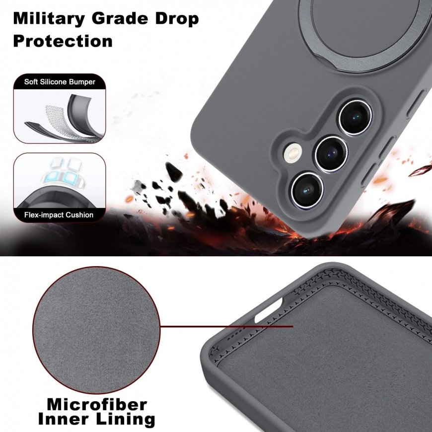 Evelatus Samsung Galaxy S25 Premium Magnetiline Standiga Pehme K – 3