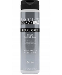 Be Hair Be Color Crazy -geelihiusväri 150ml - helmenharmaa | Helmenharmaa