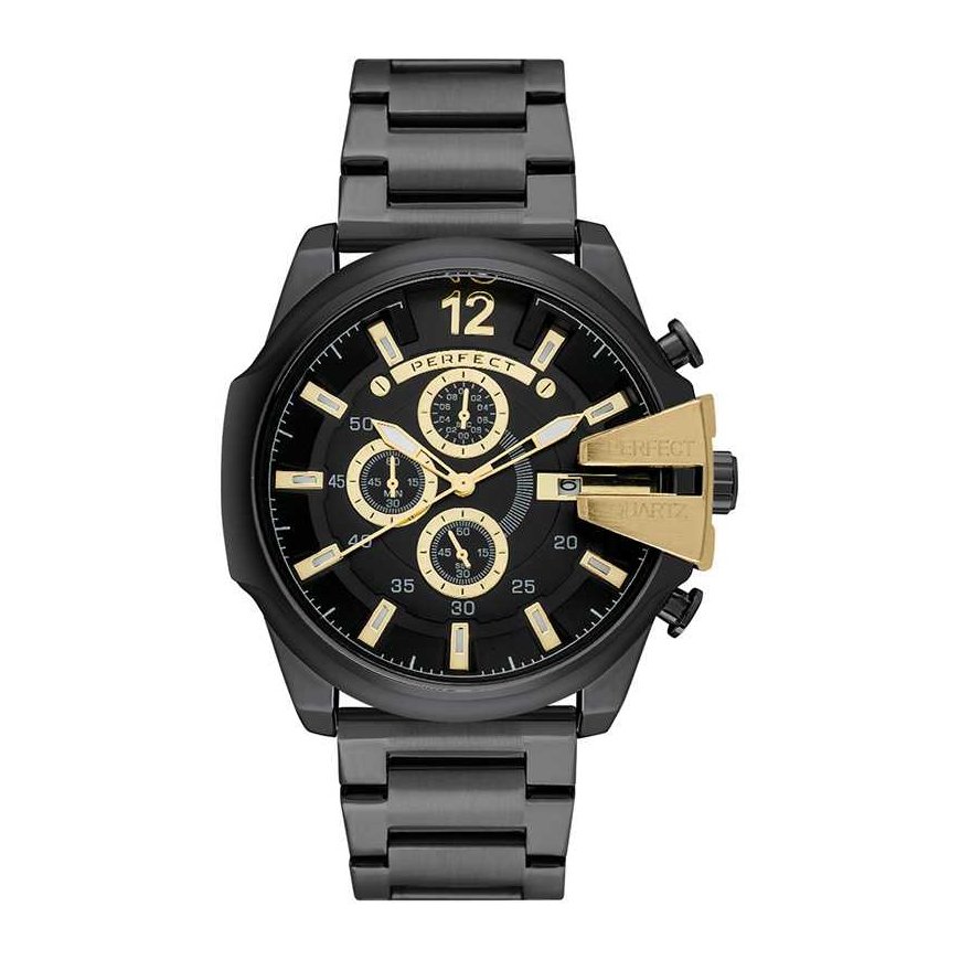 Vyriškas laikrodis PERFECT M513CH-07 - CHRONOGRAF (zp387a) + BOX
