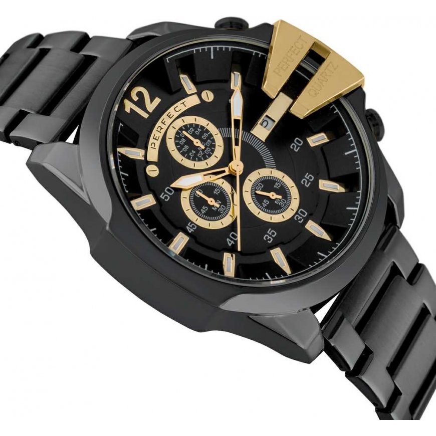 Men's watch PERFECT M513CH-07 - CHRONOGRAPH (zp387a) + BOX – 2