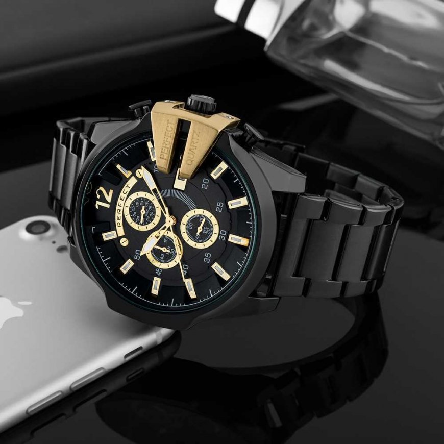 Men's watch PERFECT M513CH-07 - CHRONOGRAPH (zp387a) + BOX – 3