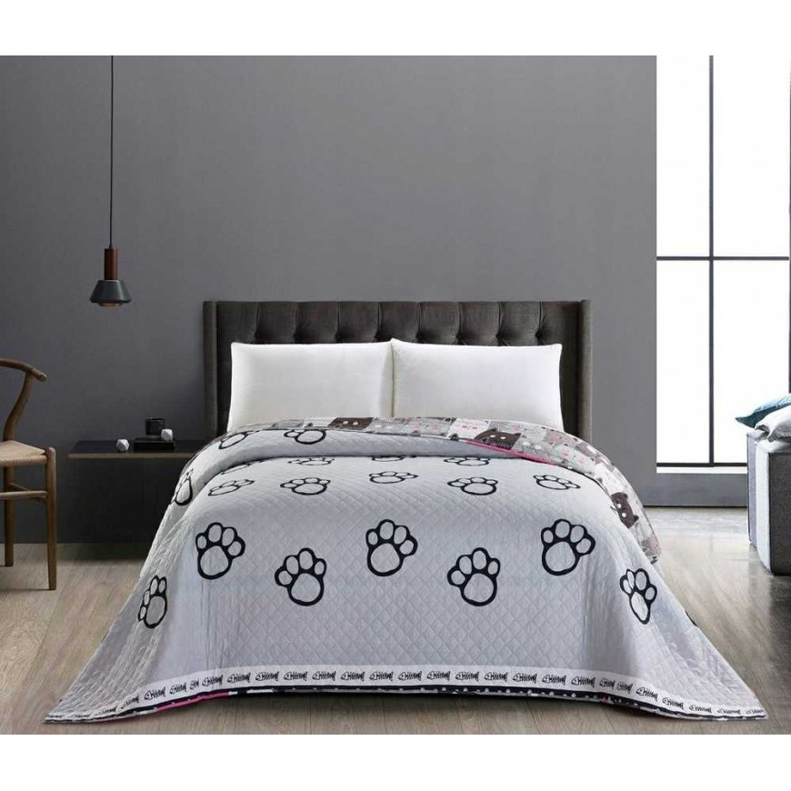 Double-sided bedspread DecoKing Cat's Invasion, 220 cm x 200 cm – 3