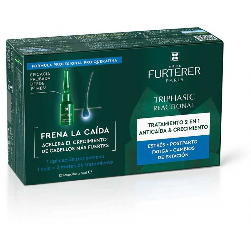 Rene Furterer Triphasic Anti-Hair Loss Treatment 12 Ampoules – 2