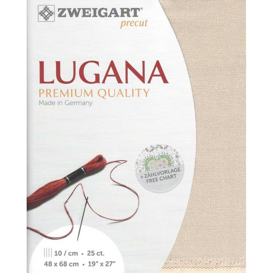 Zweigart Sawitzki Pre-cut Lugana 48x68 cm 38352534868 – 2