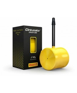 Tube Pirelli Cinturato SmarTUBE, 40/50-584, Presta 60mm, Geltona w/ juodas valve