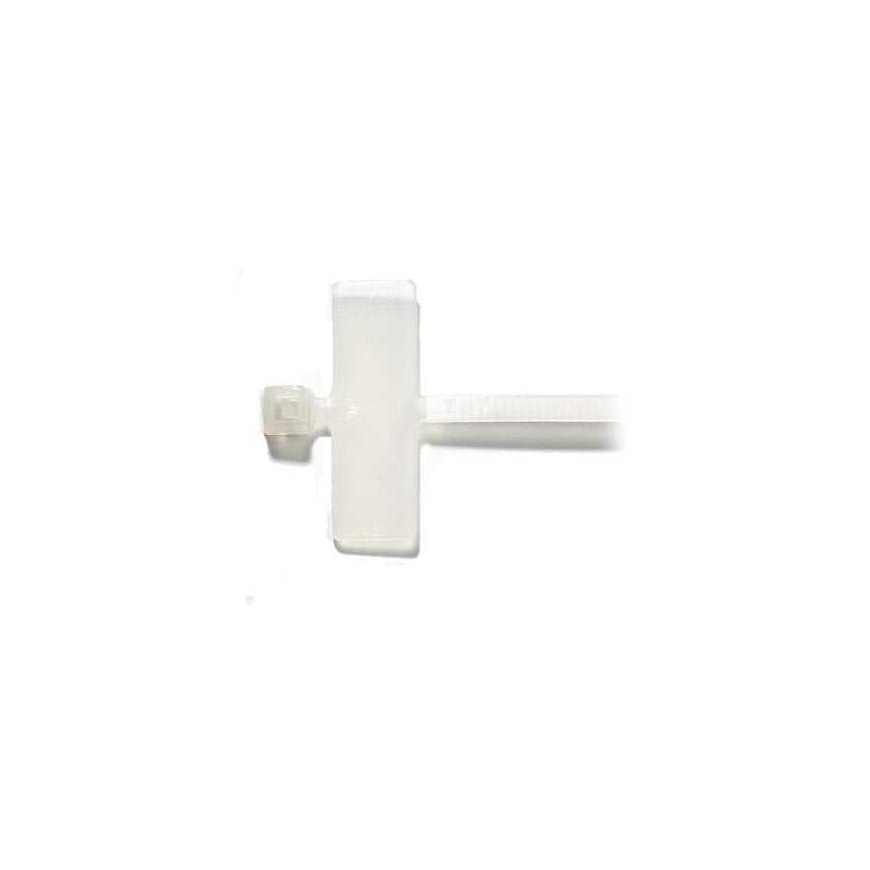 SOLARIX Retractable tape with label, 2.4 x 103 mm, white (100 pcs.)