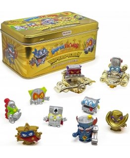 Magic Box SuperThings Super Special Gold Tin exclusive set with series 3 golden puszka