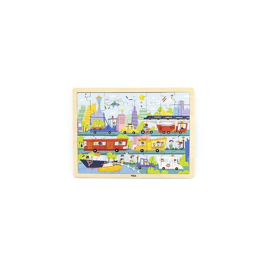 Viga Puzzle 48 pieces - Vehicles