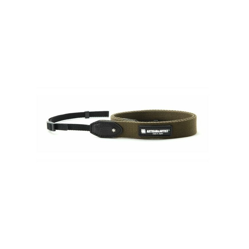 ARTISANARTIST Artisan & Artist I ACAM-110A I Slim Cloth Strap, 25mm (w/Tape-type) Khaki – 2